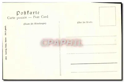 美因茨 — 从霍夫琴看大教堂 — Ludwig Feist, Mainz, n° 29.8 — 背面