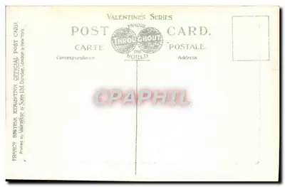 Kolumnada, Pałac Muzyki — Wystawa Francusko-Brytyjska, Londyn, 1908 — seria Valentine's — Rewers