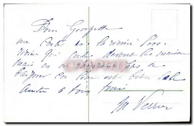 Baden-Baden, Oospartie — widok na kanał — wydawca Bernard Bloch, n° 118 — Rewers