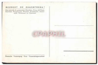 Zaandijk — widok z powietrza — LUCHTFOTO K.K.N. — Rewers