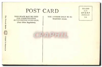 Ballater — Glenmuick Road — The Wrench Series No. 7385 — Verso