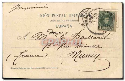 Arenas de Barcelona — widok areny miasta — Hauser y Menet, n° 630 — Rewers