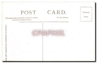 Monumento de Nelson & Register House em Edimburgo — editor The Art Publishing Company Glasgow — Verso