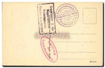 निडरलाहनस्टेन — पार्टी ऑस डेर रुपर्ट्सक्लाम III — वर्लैग वॉन ए. मैयवाल्ड, निडरलाहनस्टेन — पीछे