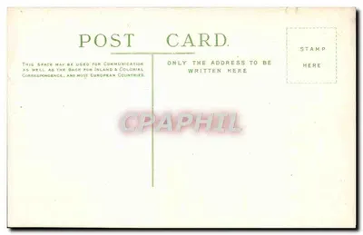 Brantwood, Casa de Ruskin e Lago Coniston — Série Abraham, n° 355 — Verso