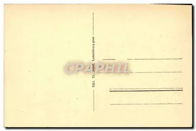 Luxemburgo - Palácio Granducal — editor Th. Wiroel, Luxemburgo-gare — Verso