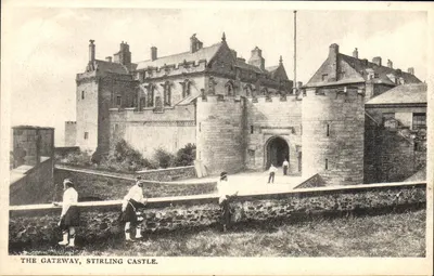 The Gateway, Castelo de Stirling — vista histórica — editor não identificado, número de série 28