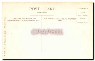 Row e Helensburgh — vista do porto e das colinas — Frith & Co. Ltd. (série Frith's Series, n° 47415) — Verso