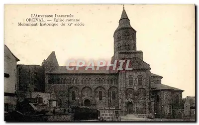Orcival — Igreja romana do século xi — L'Auvergne Illustrée