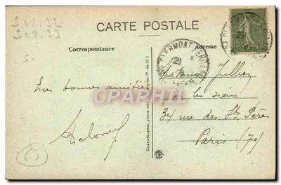 Puy-de-Dôme — Chegada ao Cume — G. d'O. — Verso