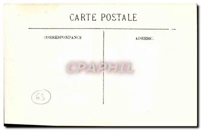 Auvergne — Het Observatorium van het Puy de Dôme — Speciale uitgave van het Observatorium — Achterkant