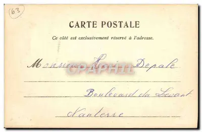 Kościół w Chamalières — P.-DE-D. — A. G. phot. — Rewers