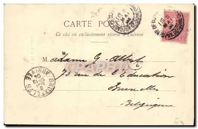 Młyn obok TAUVES (P.-de-D.) — Clermont-Ferrand — Lib. Bougé Béal — Rewers