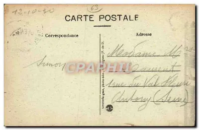 Montferrand — Casa dell'Erborista — XV secolo — G. d'O. — Verso