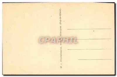 Los Auvergnats en su casa — Joven auvergnata — G. d'O. — Reverso