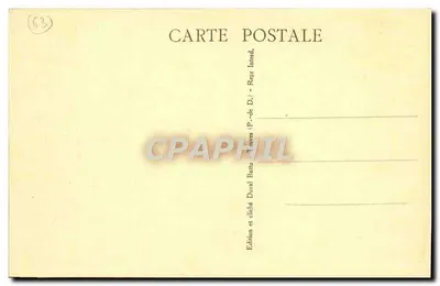 Os Auvergnats em casa — A oração em família — Edição Doral Battu, Toulouse — Verso