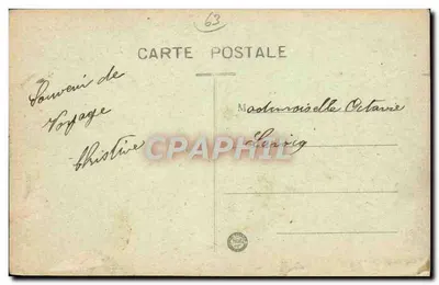 En Auvergne — 40. Devant la Chaumière — Éditions Marcenac — Verso