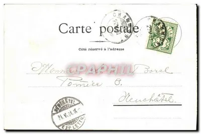 Chaumont — Wielki Hotel w Chaumont w Tornes — wydawca anonimowy, numer serii nieczytelny — Rewers