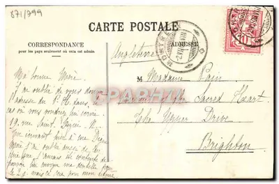 Baía de Chillon e a Dente do Meio-dia — J. J. 6272 — Julien frères, Fot. Editor, Genebra — Verso