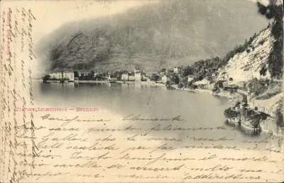Lago de Vierwaldstättersee — Brunnen — E. Goritz fot. Luzern