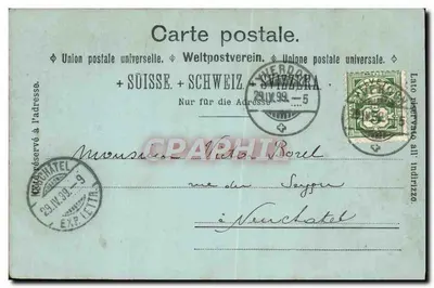 Goverdon — Kolegium — Atelier H. Guggenheim & Co. Nr 2985 — Rewers