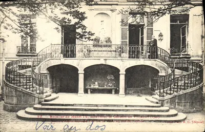 Escada de Henri IV — na casa de Colbert de Villacorn (1740) — Vieux Paris B.C. (depositado) n°82
