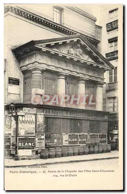 Restos da Capela das Filhas Santa Chaumont — Paris Historique, n°41 — editor Angouleme-Paris