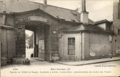 Entrada do Hôtel de Magny — Rue Cuvier, 57 — Paris d'autrefois