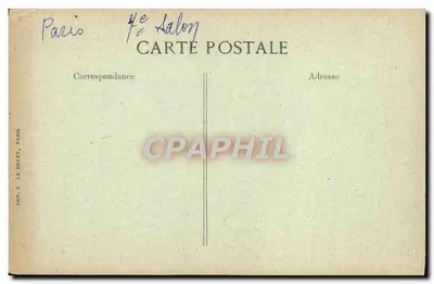 Entrada do Hôtel de Magny — Rue Cuvier, 57 — Paris d'autrefois — Verso