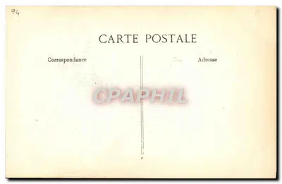 Balcon de estilo neoclássico — gravura detalhada — A. Vinçant, 4 rue des Beaux-Arts, Paris — Verso