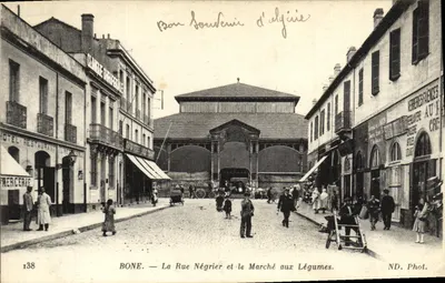 BONE — A Rua Négrier e o Mercado de Legumes — ND. Fot.