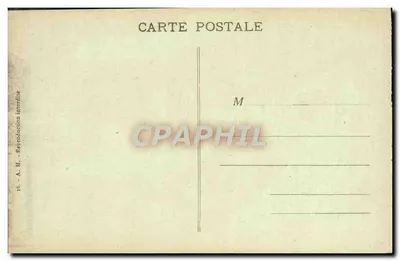 Carthage — L'Amphithéâtre — widok z ruin antycznych — wydawca A.M. nr 16 — Rewers