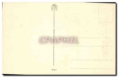 Navio no mar sob a neve — Feliz Natal — editor Paris, n° 904/2 — Verso