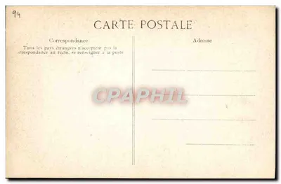 Szyfr z aniołami i naczyniem — A. Vincent, 4, rue des Beaux-Arts, PARYŻ — Rewers