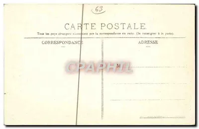 Clermont-Ferrand (P.-de-D.) — Katedra i ulica Gras — L'Hirondelle de Paris, n°483 — Rewers