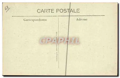 Riom — Wieża Godzinna, dzwonnica XV wieku — G.D'O. nr 791 — Rewers