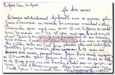 Het Mont-Dore — Teleferiek van Sancy — Ed. E. d'O. — Achterkant