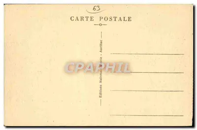 Na Auvergne - 34. A Bourrée — Edições Malroux-Aurillac — Verso