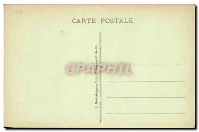 Thiers - Góry Durolle — Stare papiernie, w których produkowano papier frankowalny — a.d'o. nr 272 — Rewers