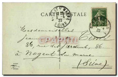 Strasbourg - Os Pontes do Reno e Kehl no horizonte — Editor Oh. Bergeret, n° 651 — Verso