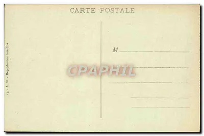 Cartago — Ruínas antigas com coluna e estátuas — A.M. (editor) — Verso