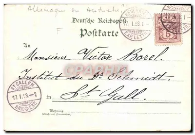 Castelo de Neuschwanstein — Hohenschwangau, Alemanha — editor Hohenschwangau, n° 752 — Verso