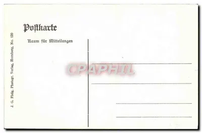 Triberg — vue panoramique du village encaissé — J. G. Feld, Hornberg, Verlag — Verso
