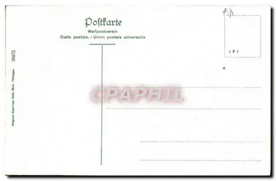 Villingen — rua principal com porta fortificada — editor Union postale universelle, n° 39472 — Verso