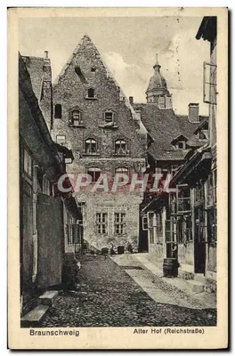 Braunschweig — Alter Hof (Reichstraße) — Hildesheim, E. Baxmann Verlag