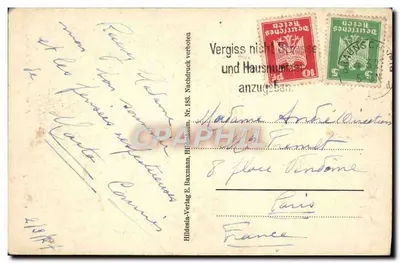Braunschweig — Alter Hof (Reichstraße) — Hildesheim, E. Baxmann Verlag — Verso