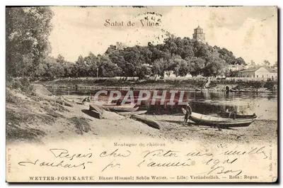 Montanha do castelo — Vilna — A. Saha, Berlim S.W. N° 856