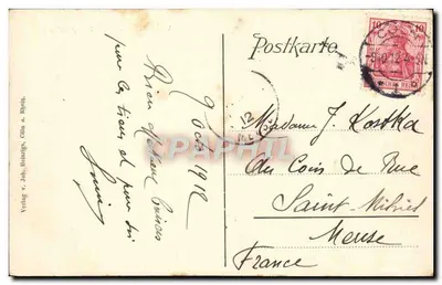 Cöln a. Rh. — Dom, lado sul — Verlag v. Joh. Reinig, Cöln a. Rh. — Verso