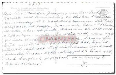 Kirche St. Michael — widok wewnętrzny — Echy-Foto, nr P 175 — Rewers