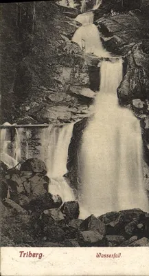 Triberg — Cascata — Carta postal do editor Triberg